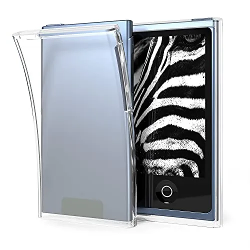 kwmobile Custodia compatibile con Apple iPod Nano 7 in silicone TPU - Back-Case protezione posteriore trasparente matt