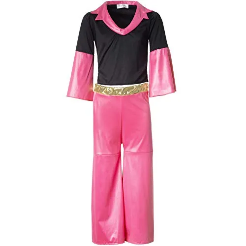 dressforfun 900496 - Costume da Bambina Groovy Disco Girl, Outfit da Discoteca in Due Pezzi Stile Anni '70 (104| No. 302369)