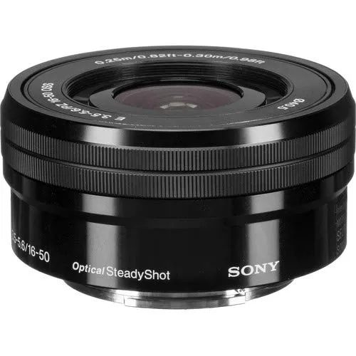 Executive Prices - Obiettivo originale Sony E PZ 16-50 mm f/3.5-5.6 OSS (Confezione all'ingrosso), colore: Nero