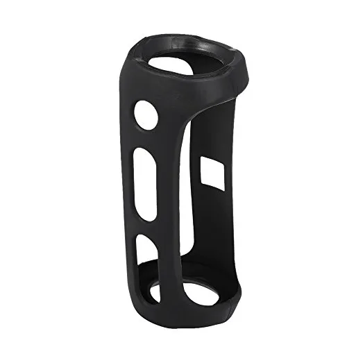 Gamogo Custodia in Silicone Portatile per JBL Flip 4 BT Custodia Protettiva Custodia da Viaggio Custodia Morbida Gel di silice Custodia Custodia Audio Nera