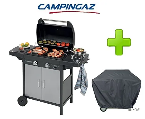 Barbecue A Gas GPL 2 Series Classic Vario EXS CAMPINGAZ + Telo di Copertura