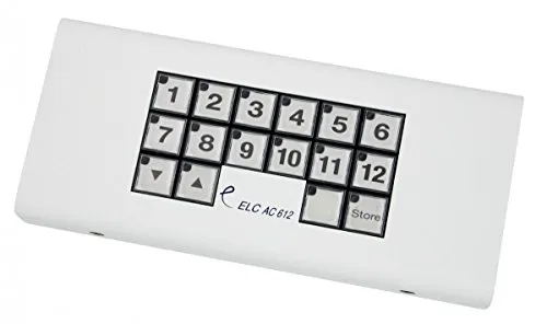 ELC AC612XUB / regolatore F DMX con 12 tasti e porta USB