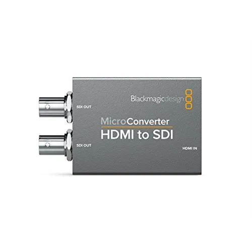 Blackmagic Design, Micro convertitore HDMI a SDI, convertitore video attivo, grigio (1920 x 1080 pixel, 525i, 625i, 720p, 1080i, 1080p, HDMI, BNC)