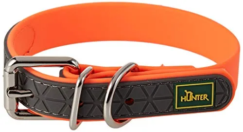 Hunter Convenience Collare 35cm, colore Neon arancione, materiale sintetico