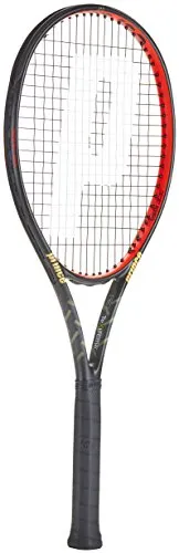 Prince TXT2 Beast 100 265, Racchetta da Tennis Unisex-Adulto, Nero/Rosso, Grip 3: 4 3/8 Inches