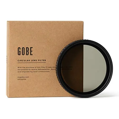 Gobe - Filtro per obiettivi ND variabile ND2-32 (1-5 Stop) 77 mm (1Peak)