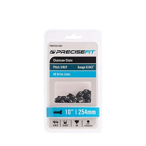 PRECISEFIT motosega universale catena 25 cm - 1,1mm - 40 maglie PWFTCA1001