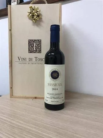 BOLGHERI SASSICAIA DOC 2014 MEZZA BOTTIGLIA TENUTA SAN GUIDO LT 0,375