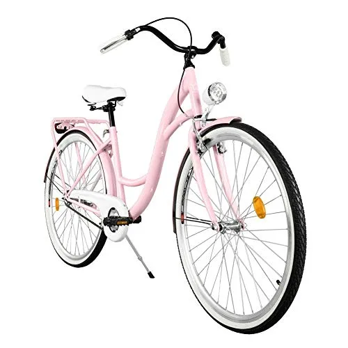 Milord. 2018 Comfort Bike, Bicicletta da Città Donna, 1 velocità, Rosa, 26"