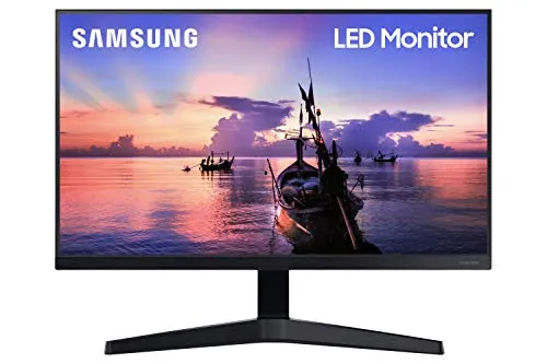 Samsung Monitor LED T35F (F24T352), Flat, 24", 1920x1080 (Full HD), IPS, Bezeless, 75 Hz, 5 ms, FreeSync, HDMI, D-Sub, Eye Saver Mode, Dark Blue Gray
