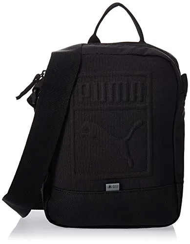 PUMA S Portable, Borsa a Tracolla Unisex Adulto, Black, Taglia Unica