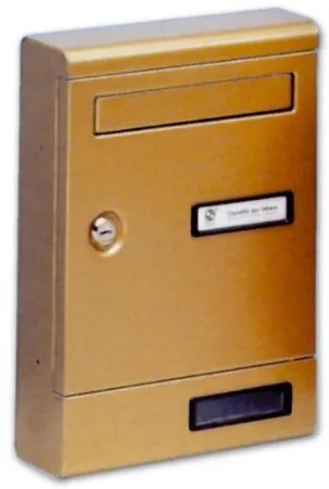 Cassetta Postale in alluminio anodizzato Silmec art.10.351 colore Bronzo