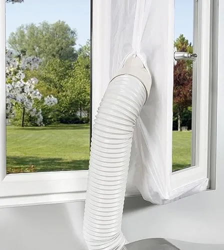 Comfee, Telo sigillante per finestra Hot Air Stop, per climatizzatori mobili e scarichi asciugatrici, Bianco - 10000196