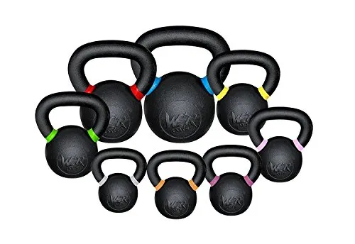 We R Sports Premium Kettlebells 4kg To 48kg Home Gym Fitness Exercise Kettlebell Training (16 Kilograms)