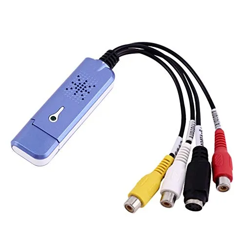 N-A USB Scheda di Acquisizione Video, USB Portatile 2.0 Video Audio Capture Scheda Adattatore VHS DC60 Dvd Converter Composito RCA Supporta Windows 2000 / XP/Vista / 7