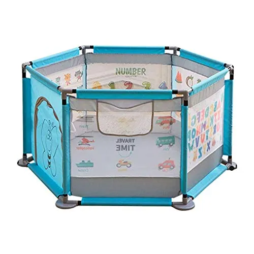 Recinto per Bambini Box per Bambini Deposito conveniente con recinto per Bambini Gioco di Sicurezza Recinto per la casa Recinto per Interni Montaggio Semplice e rapido Tubo in PVC/Tessuto