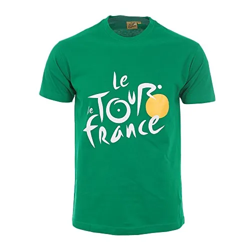 Tour de France TDF-SA-3000 - Maglietta Unisex da Adulto, Taglia S, Colore: Verde