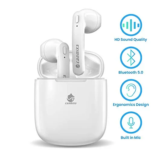 CanMixs Cuffie Bluetooth 5.0 Auricolari Senza Fili,Cuffie Wireless Sport Riduzione del Rumore in Ear Auricolare Bluetooth, Compatibile per Apple Airpods PRO/Android/iPhone/Samsung/Huawei