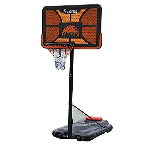YUHT Canestro da Basket Portatile Regolabile in Altezza 160-305 cm Adolescenti per Adulti con 2 Ruote Allenamento Sportivo Gioco da Pallacanestro Professionale