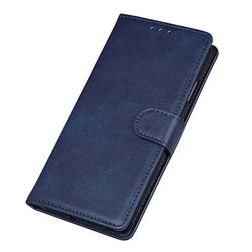 GOKEN Cover per Xiaomi Mi 11T PRO 5G / Xiaomi Mi 11T 5G, Custodia Folio in Pelle Flip Wallet Libro Case con Portafoglio, Premium PU/TPU Magnetica Cover con Supporto di Stand/Carte Slot (Blu)