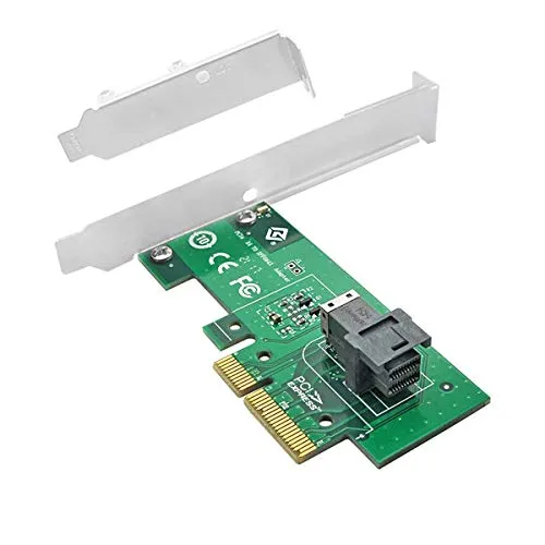 Adattatore CY U.2 U2 da NVME a PCIe 3.0 x4 SFF-8639 Hyper PCI Express PCI-E, convertitore per schede NVME SSD, per M.2 SSD, per mainboard mini SAS HD