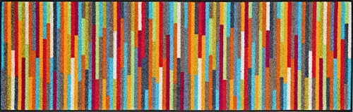Wash+Dry, Mikado Stripes, Tappeto, Multicolore, 60 x 180 x 0.7 cm