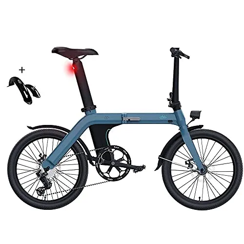 Bicicletta elettrica pieghevole per adulti FIIDO D11, mountain bike, bici elettrica da 20''/E-bike per pendolari con motore da 250 W, batteria rimovibile da 36 V 11,6 Ah, corpo pesa solo 12,9 kg
