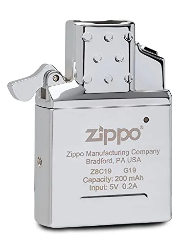 Zippo - Inserto ricaricabile in metallo, colore: argento, taglia unica