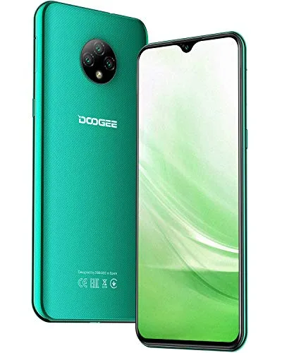 DOOGEE X95 Smartphone 4G, 6.52" FHD+ Display, 4350mAh Batteria Cellulari, 128GB Espandibili Cellulare, Sblocco Viso, 13MP+5MP, 16GB ROM, Dual SIM Telefoni Cellulari, Andriod 10, Verde