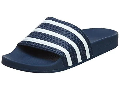 adidas Adilette, Ciabatte Unisex Adulto, Blu Navy, adiblue / White / Adi Blue, 43 EU