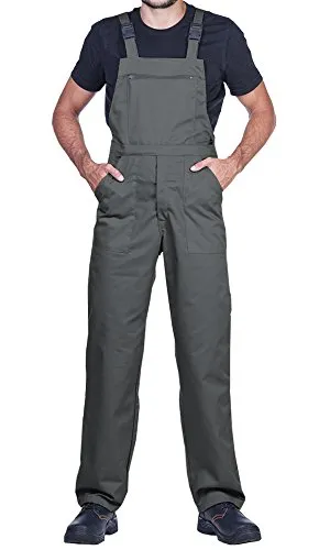 Pantaloni da Lavoro Uomo, Taglie Grandi Fino S-3XL, Made in EU, Colori Diversi, Tuta da Lavoro Uomo qualità (S, Grigio)