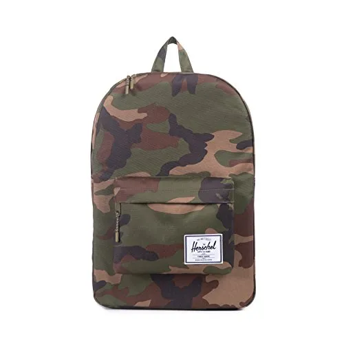 Herschel Classic Zaino, unisex, taglia unica, Verde (Woodland Camo)