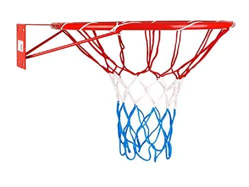 Hangring - Canestro da basket con anello in metallo, per bambini, 37 cm/45 cm (37 cm)