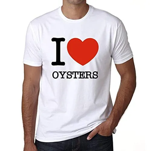Cityone T Shirt Magliette Uomo Manica Corta Oysters Uomo Maglietta L Bianca