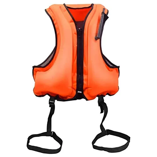 TYFY Giubbotto di Salvataggio Gonfiabile, Unisex Adulto Portable Gilet Gonfiabile boccaglio per Immersioni in Tutta Sicurezza, Giubbotto salvagente per Snorkeling, Kayak e SUP
