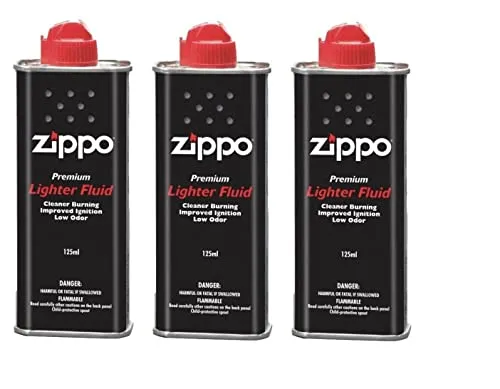 Zippo Accendini Unisex Kit 3 FLUIDI Nero