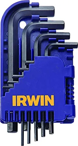 IRWIN T10756 Set Chiavi esagonale a braccio lungo - MM: 1,5 - 2,0 - 2,5 - 3,0 - 4,0 - 5,0 - 6,0 - 7,0 - 8,0 - 10,0 mm