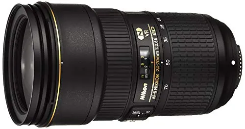 Nikon - mod. AF-S Nikkor - Obiettivo per SLR da 24 – 70 mm, f/2.8E ED VR, 20/16, automatico/manuale, Nikon F (Ricondizionato)