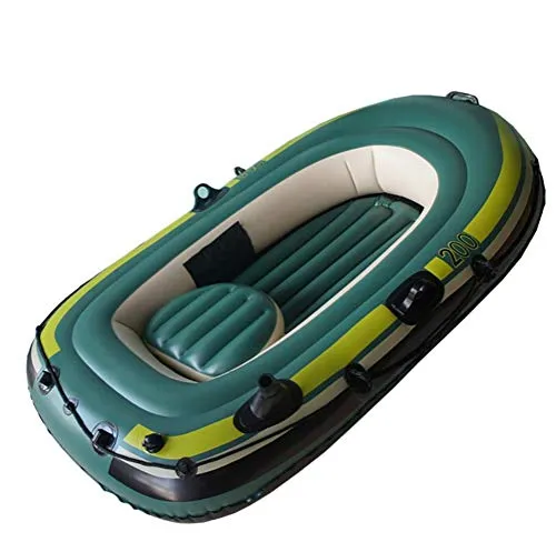 Kit Avventura Gonfiabile Kayak, 2 Uomini Canoa Canadese, Sea Kayak con Paddle, 260X 130 cm