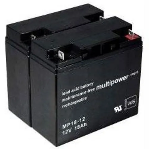 Heib - Batteria di qualità per UPS APC RBC7 - Lead-Acid - PB - 2 x 12 V - 18 Ah
