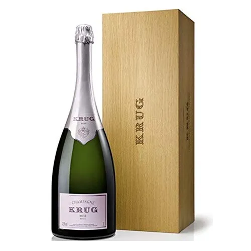 Krug - Champagne Rosè 3 lt. In Cassa Legno JEROBOAM