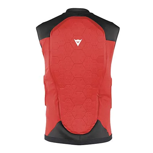 DAINESE Flexagon Waistcoat, Protezione da Sci Bambini e Ragazzi, Rosso/Nero, JM