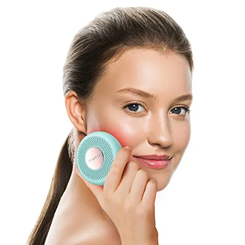 FOREO UFO mini, trattamento maschera LED viso, trattamento viso con LED rosso, skincare coreana, termoterapia, massaggiatore viso, miglior assorbimento dei prodotti di skincare, Mint