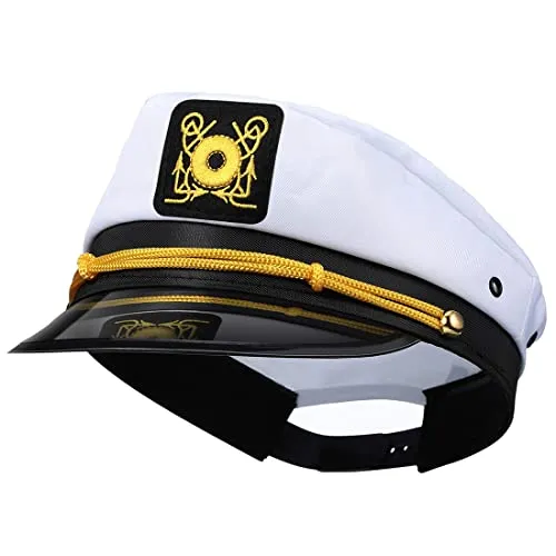 Cappello da Capitano Marinaio Regolabile (Cappello da Capitano Classico)