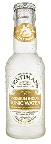 FENTIMANS Confezione da 24 Bottiglie Premium Indian Tonic Water 125 ml