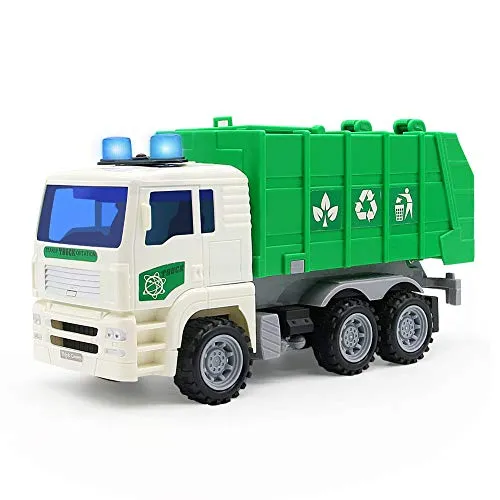 Symiu Camion Immondizia Macchinine Giocattolo per Bambini Dumper Modellini Auto Camion Idea Regalo per Bambini 3 4 5