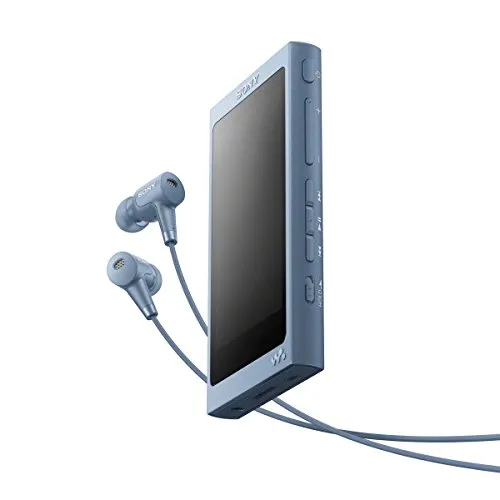 Sony NW-A45HN Walkman Audio ad Alta Risoluzione con Cuffie, 16 GB, Touchscreen, Amplificatore Digitale, Bluetooth, NFC, Blu