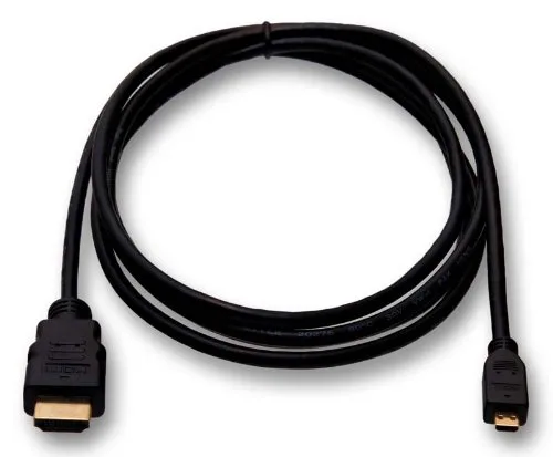 Cavo HDMI per fotocamera digitale Panasonic Lumix DC-FZ82 | Micro D | contatti placcati in oro | lunghezza: 2 m