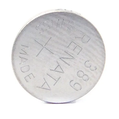 Renata / Swatch Group - Pila bottone ossido d'argento 389 RENATA 1.55V 80mAh - Blister x 1