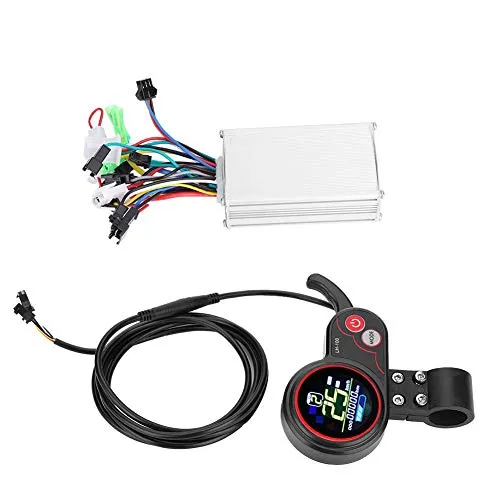 Alomejor Motor Speed Controller 24V / 36V / 48V / 60V 250W / 350W Regolatore di velocità con Display LCD Impermeabile per Scooter Bici Elettrica(24V)